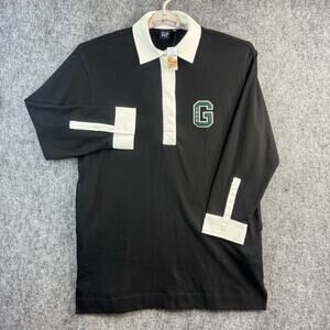GAP Polo Dress Oversized Preppy Logo Academia Collared Size M NWT